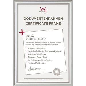 Ramka Walther Trendstyle 21x29,7 Resin silver DIN A4