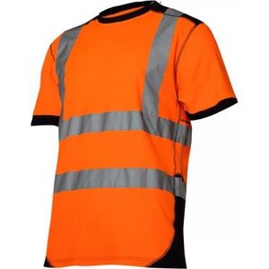 Lahti Pro Koszulka T-shirt Ostrzegawcza, Pomarańczowo-czarna 3XL (L4022606)