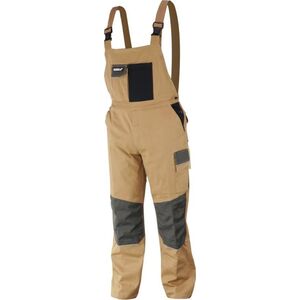 Dedra Spodnie ochronne ogrodniczki M/50, bawełna+elastan, 270g/m2 (BH42SO-M)
