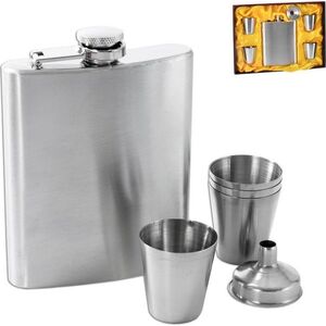 Orion Piersiówka z akcesoriami ORION 210 ml 6 elementów uniwersalny