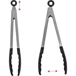 Orion Szczypce kuchenne / kleszcze do obracania 27 cm