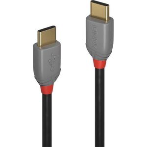Kabel USB Lindy USB-C - USB-C 2 m Szary (36872)
