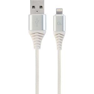 Kabel USB Gembird USB-A - Lightning 2 m Biały (CC-USB2B-AMLM-2M-BW2)