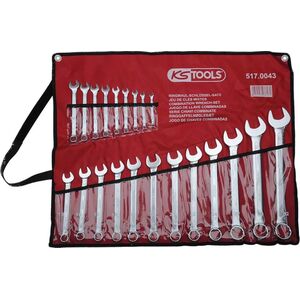 KS Tools KS Tools Ring Spanner-Set angled 21-pieces 6-32mm
