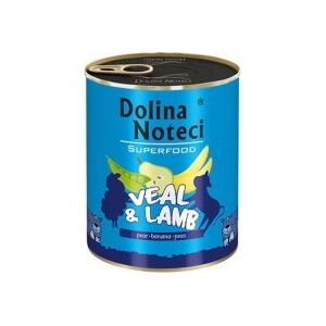 Dolina Noteci Dolina Noteci Premium Superfood Pies Cielęcina i jagnięcina puszka 800g