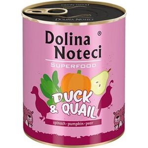 Dolina Noteci Dolina Noteci Premium Superfood Pies Kaczka i przepiórka puszka 400g