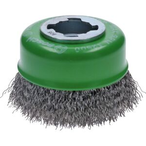 Bosch Bosch X-LOCK cup brush Clean for Inox 75mm, corrugated (O 75 mm, 0.3 mm wire)