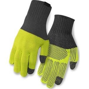 Giro Rękawiczki zimowe GIRO KNIT MERINO WOOL długi palec grey lime roz. S/M (NEW)