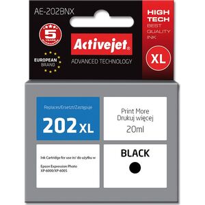 Tusz Activejet Tusz AE-202BNX Black Supreme (202XL G14010)