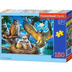 Castorland Puzzle 180 Owl Family CASTOR