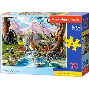 Castorland Puzzle 70 Forest Animals CASTOR