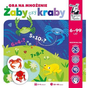 Edgard Kapitan Nauka. Żaby czy kraby? Gra na mnożenie