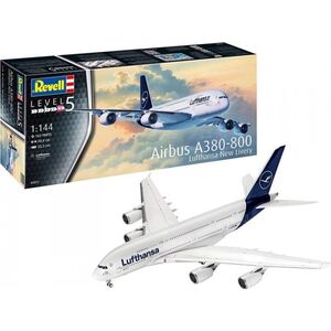Revell Model plastikowy Airbus A380-800 Lufthansa New Livery