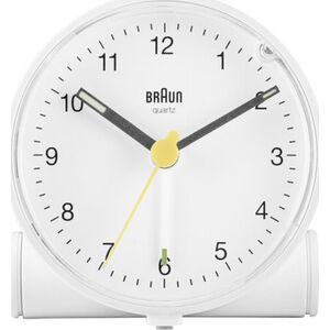 Braun BC 01 W budzik kwarcowy biały (67004)