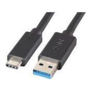 Kabel USB Mcab USB-A - USB-C 1 m Czarny (7200450)