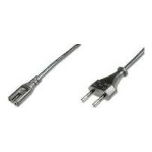 Kabel zasilający Digitus Assmann DIGITUS POWER CORD EURO-C7 M/F/18M H03VVH2-F 0.75QMM BL