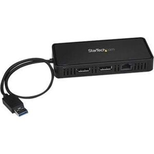 Stacja/replikator StarTech StarTech USB TO DUAL DP DOCKING STATION/DOCKING STATION 4K GBE USB 3.0