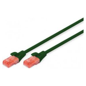 Digitus Assmann DIGITUS CAT 6 U/UTP PATCH CABLE/AWG 26/7 GREEN 0.25M