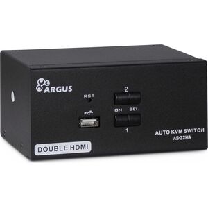 Przełącznik Inter-Tech Intertech IPC KVM SWITCH AS-22HA HDMI/METAL IN