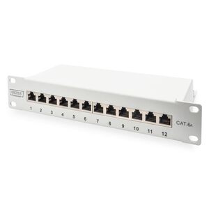 Digitus Patch panel 10" 1U 12x RJ45 kat. 6A (DN-91612S-EA-G)