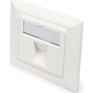 Digitus Assmann DIGITUS FACEPLATE FOR KEYSTONE/JACKS 1XRJ45 80X80MM