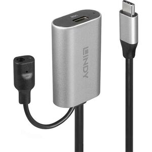 Kabel USB Lindy USB-C - USB-C 5 m Srebrny (43271)