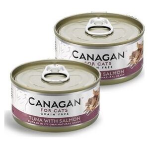 Canagan CANAGAN KOT pusz.75g TUNA WITH SALMON TUŃCZYK / ŁOSOŚ /12