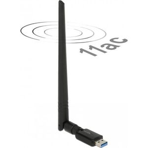 Antena Delock DELOCK WLAN-Stick USB3.0 Dualband 300Mbps + ext. Antenne