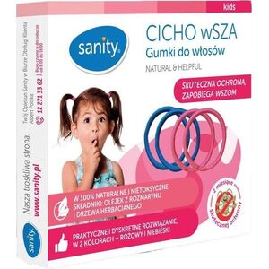 Sanity CICHO wSZA Gumki do włosów 1op.(4szt.)