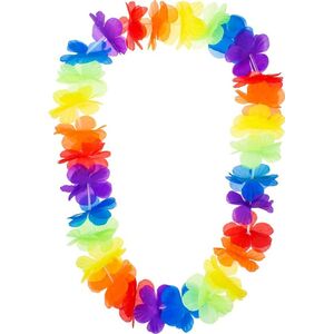 GoDan Naszyjnik girlanda hawajska tropikalna - 98 cm - 1 szt. uniwersalny
