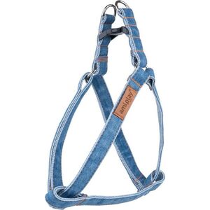 Amiplay Amiplay - szelki dla psa, Denim Collection, rozmiar L, 40-75 cm x 2 cm granatowy