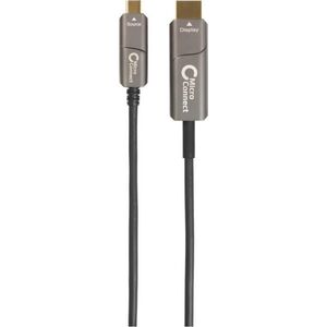 Kabel USB MicroConnect USB-C - HDMI 30 m Czarny (USB3.1CHDMI30OP)