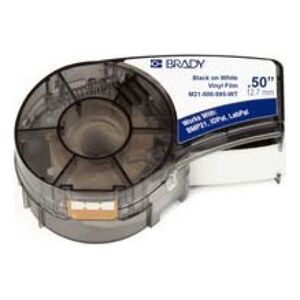 Brady Black on White 6,4m x 12,7mm