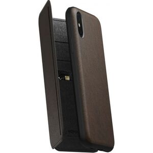 Nomad Nomad Tri-Folio Leather Rugged Rustic Brown iPhone X / Xs