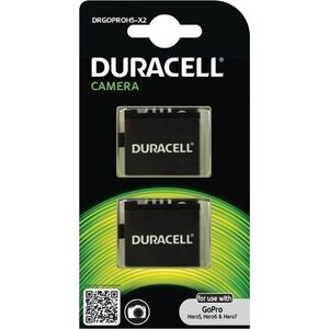 Duracell 1x2 Duracell Li-Ion bat. 1250mAh for GoPro Hero 5/Hero 6/Hero 7