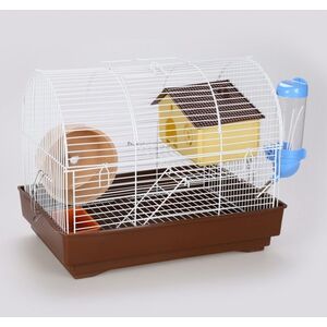 Panama Pet Panama Pet klatka dla gryzoni 33x23x26 cm biało/brązowa