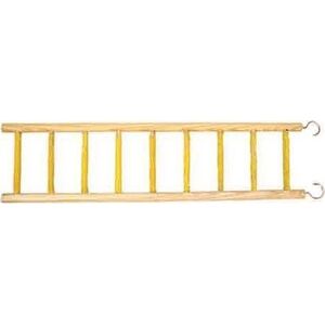 Panama Pet Panama Pet drabinka z cementowymi stopniami 9 stopni 9,5 x 39,2 cm żółta