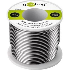 Goobay Cyna lutownicza bezołowiowa 1,5mm 250g (40848)