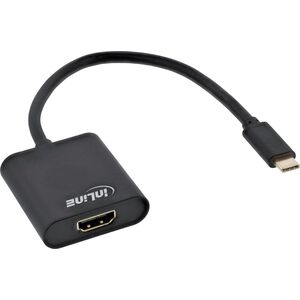 Adapter USB InLine USB-C - HDMI Czarny  (64101B)