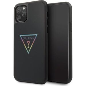 Guess Guess GUHCN58TRMLBK iPhone 11 Pro czarny/black hard case Triangle Glitter uniwersalny