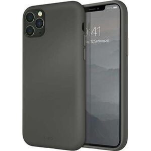 Uniq UNIQ etui Lino Hue iPhone 11 Pro Max szary/moss grey