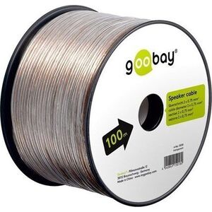 Przewód Goobay Goobay 15018 Speaker cable transparent CCA, 100 m