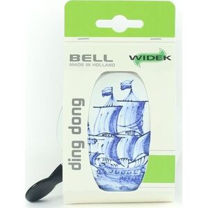 Widek Dzwonek rowerowy WIDEK DING DONG DELFT BLUE sailing boat połysk 1szt. (NEW)