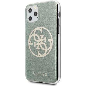 Guess Guess GUHCN58PCUGLKA iPhone 11 Pro khaki hard case 4G Circle Glitter