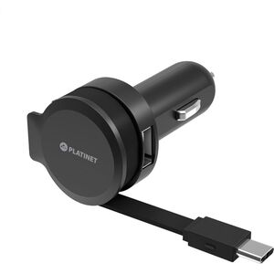 Ładowarka Platinet Jednoczęściowa 1x USB-A 2.4 A  (PLCRRTC)