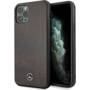 Mercedes Mercedes MEHCN65VWOBR iPhone 11 Pro Max hard case brązowy/brown Wood Line Rosewood