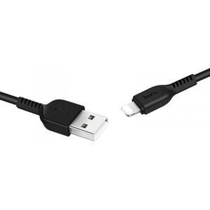 Kabel USB Hoco USB-A - Lightning 1 m Czarny (6957531068808)