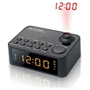 Radiobudzik Muse Muse Clock radio M-178P Black, 0.9 inch amber LED, with dimmer