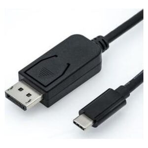 Kabel USB Roline USB-C - DisplayPort 1 m Czarny (JAB-3752631)