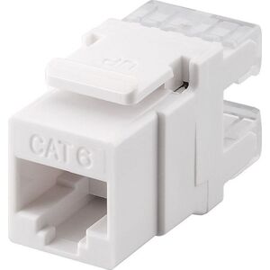 Goobay Goobay 95740 Keystone module RJ45 CAT 6, UTP, 250 MHz, white